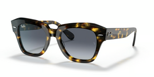 133286 - Yellow Havana with Blue Gradient Grey Lenses