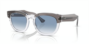 13553F - Grey On Transparent with Light Blue Lenses