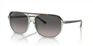 1376M3 - Havana On Transparent Green with Polarized Grey Lenses