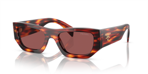 13O80B - Havana Red with Dark Violet Lenses