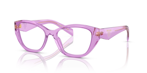 13R1O1 - Transparent Amethyst with Clear Lenses