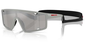 13Z05A - Matte Iron Grey with Light Grey Mirror Silver Lenses
