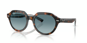 14133M - Dark Havana On Multicolor with Blue Gradient Grey Lenses