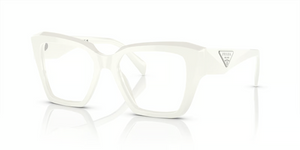1421O1 - White Ivory with Clear Lenses