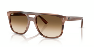 142351 - Havana Brown with Clear Gradient Brown Lenses