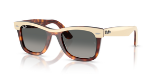 144371 - Beige Havana with Gradient Grey Lenses
