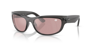 14543E - Transparent Black with Polarized Pink Lenses