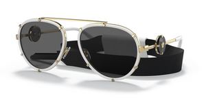 147187 - White with Dark Grey Lenses
