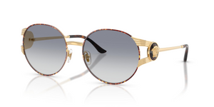 152579 - Gold/Havana with Clear Gradient Blue Lenses