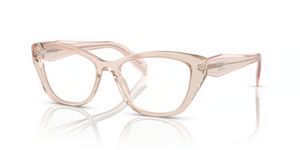 15J1O1 - Crystal Geranium with Clear Lenses