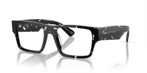 15O1O1 - Havana Black Transparent with Clear Lenses