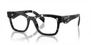 15O1O1 - Havana Black Transparent with Clear Lenses