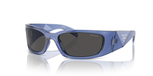 15R5S0 - Transparent Iris with Dark Grey Lenses