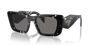 15S5Z1 - Black Crystal Tortoise with Polarized Dark Grey Lenses