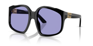 16K01O - Black with Violet Lenses