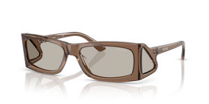16W5J2 - Transparent Brown with Light brown Lenses