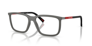 16X1O1 - Metal Grey with Clear Lenses