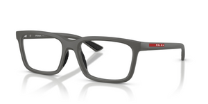 16X1O1 - Metal Grey with Clear Lenses