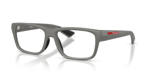 16X1O1 - Metal Grey with Clear Lenses