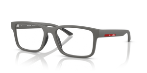 16X1O1 - Metallized Grey with Clear Lenses