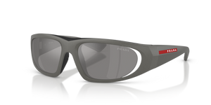 16X7W1 - Metal Grey with Grey Mirror Silver Lenses
