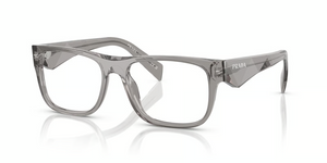 16Z1O1 - Transparent Dark Grey with Clear Lenses