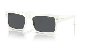 17K07T - White with Blue Vintage Lenses