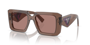 17O60B - Brown Transparent with Light Brown Lenses