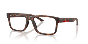 17X1O1 - Dark Tortoise Rubber with Clear Lenses