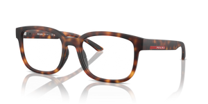 17X1O1 - Dark Havana Rubbered with Clear Lenses