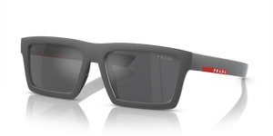 18K60A - Metal Grey with Grey Mirror Silver Lenses