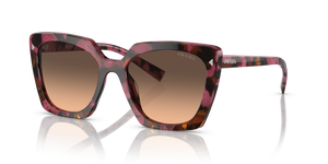 18N50C - Begonia Cognac Tortoise with Brown Gradient Grey Lenses