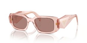 19Q10D - Transparent Peach with Light Brown Lenses