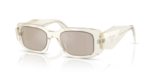 19X30N - Transparent Champagne with Ivory Mirror Internal Silver Lenses