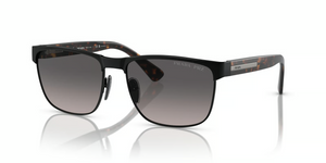 1AB09G - Black with Polarized Dark Gradient Lenses