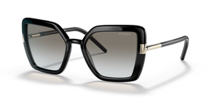 1AB0A7 - Black with Grey Gradient Lenses