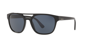 1AB0A9 - Black with Blue Lenses