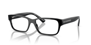 1AB1O1 - Black with Clear Lenses