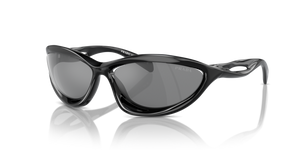 1AB60G - Black with Grey Mirror Silver Lenses