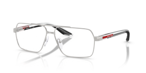 1BC1O1 - Silver with Clear Lenses