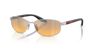 1BC40Z - Silver with Orange Mirror Silver Gradient Lenses