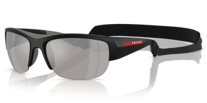 1BO05A - Nero Opaco with Light Grey Mirror Silver Lenses