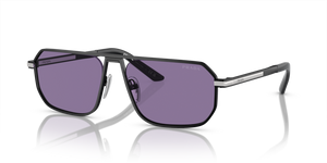 1BO05Q - Matte Black with Violet Mirror Internal Silver Lenses