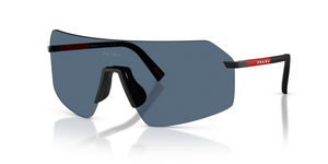 1BO06A - Black with Dark Blue Lenses