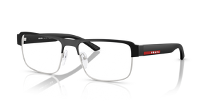 1BO1O1 - Matte Black/Silver with Clear Lenses