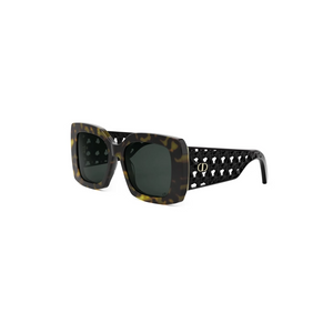 20C0 - Shiny Havana with Green Lenses