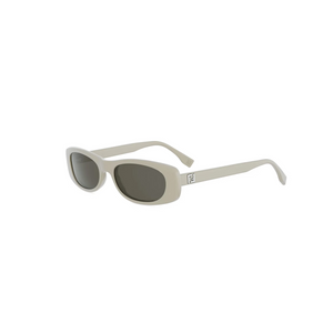20E - Shiny Grey with Brown Lenses