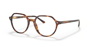 2144 - Striped Havana with Clear Lenses