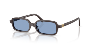 22C60O - Moka with Light Blue Lenses