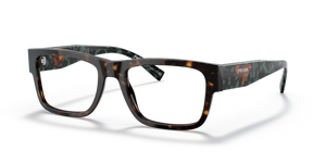 23B1O1 - Havana with Clear Lenses